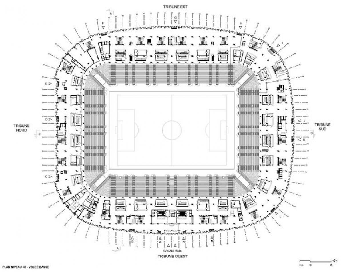 Karte von Lille-Stadion