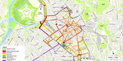 Karte braderie von Lille