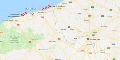 Karte von Lille Strand
