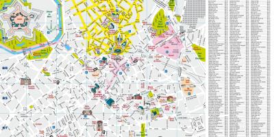 Druckbare Karte von Stadtzentrum von Lille